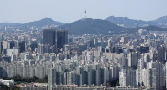 서울 강남구 아파트 단지 전경. <연합뉴스>